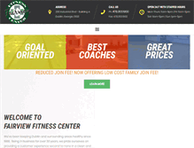 Tablet Screenshot of fairviewfitness.com